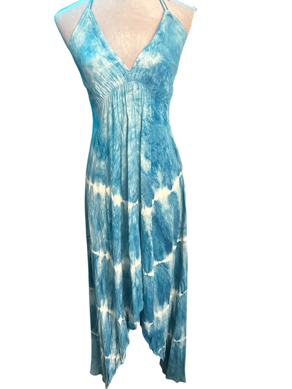 NWT Gal Blue High-Low Maxi Dress